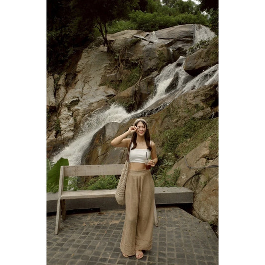 Talon Kei庸懶花邊長褲(3色)(New Collection: Lost in the Rain)