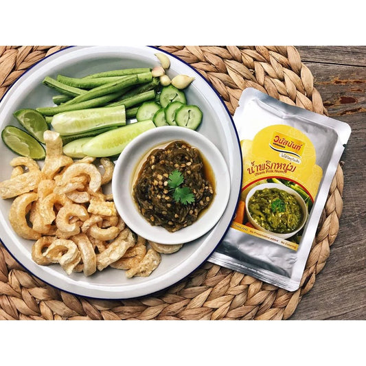 Vanusnun 即食泰北青辣椒醬 Nam Prik Num|180 克|清邁直送
