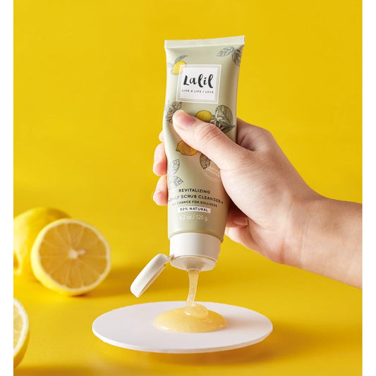 Lalil 🍋日常潔面磨砂|去粉刺去角質|敏感肌可用|97%天然來源