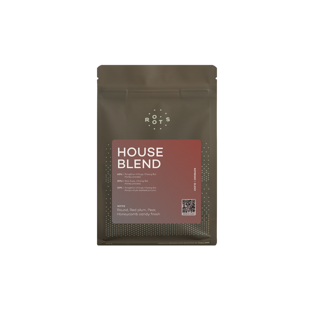 Roots House Blend 官方包裝