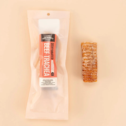 Hoya Barkery Natural Beef Trachea Chews 🐮 | Dog Teeth Cleaning Snacks | High Protein and No Additives | Suitable for Medium and Large Dogs