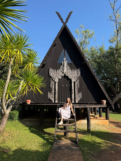【Chiang Rai Golden Triangle Group Tour】White Temple × Blue Temple × Black House × Golden Triangle Boat Trip｜Includes Lunch, Departing from Chiang Mai