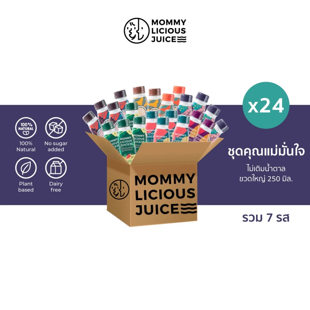 Mommylicious Juice 天然媽媽催乳飲（含薑＋香蕉花) (12支x250ml)