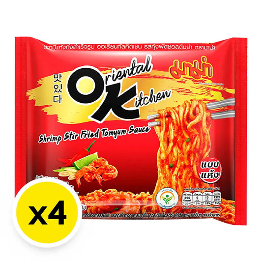 MAMA 泰式冬蔭撈麵（85g x 4 包）｜Oriental Kitchen 系列