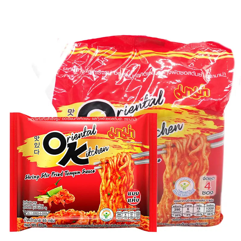 MAMA 泰式冬蔭撈麵（85g x 4 包）｜Oriental Kitchen 系列
