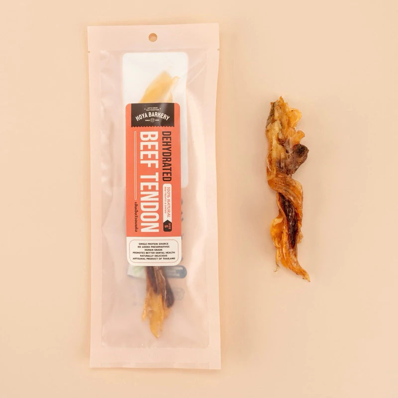 Hoya Barkery Natural Beef Tendon Bars 🐮 | Dog Teeth Cleaning and Grinding Chews | No Additives High Protein | Recommended Snacks