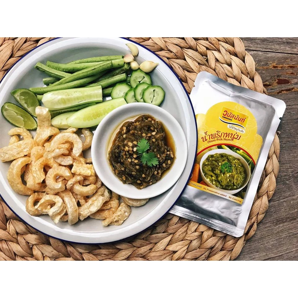 Vanusnun 即食泰北青辣椒醬 Nam Prik Num｜180 克｜清邁直送