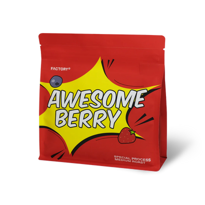 Awesome Berry Specially Processed Medium Roast Coffee Beans 200g | Factory Coffee BKK