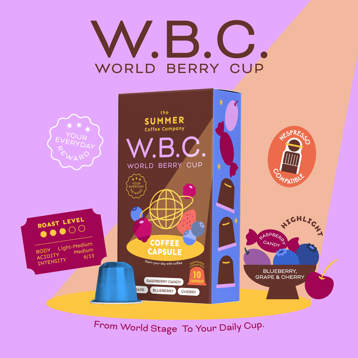 W.B.C World Berry Cup 10粒／盒
