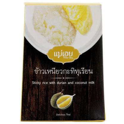 Thai Durian Coconut Sticky Rice (150g) | Ready-to-eat Thai Dessert Tongtin Mae Oey