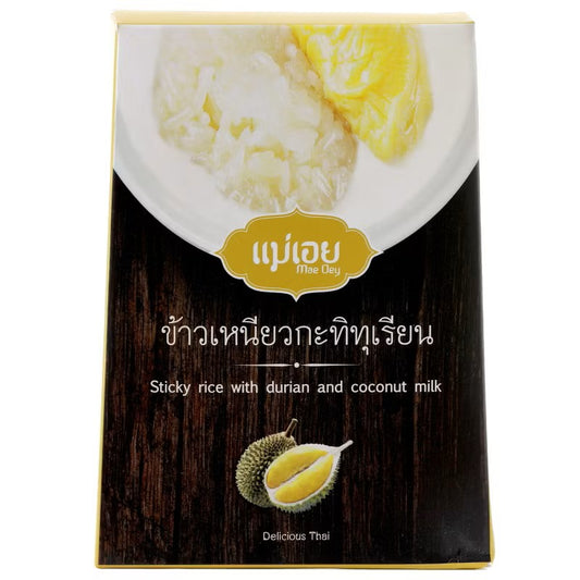 泰國榴槤🥭椰漿糯米飯（150g）｜即食泰式甜點 Tongtin Mae Oey