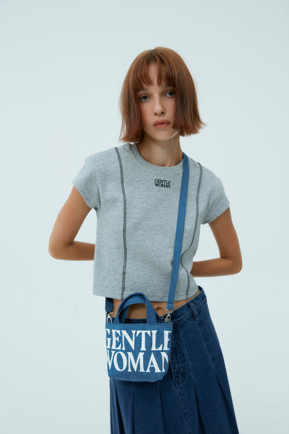 Gentlewoman Denim Micro Tote 官方穿搭圖