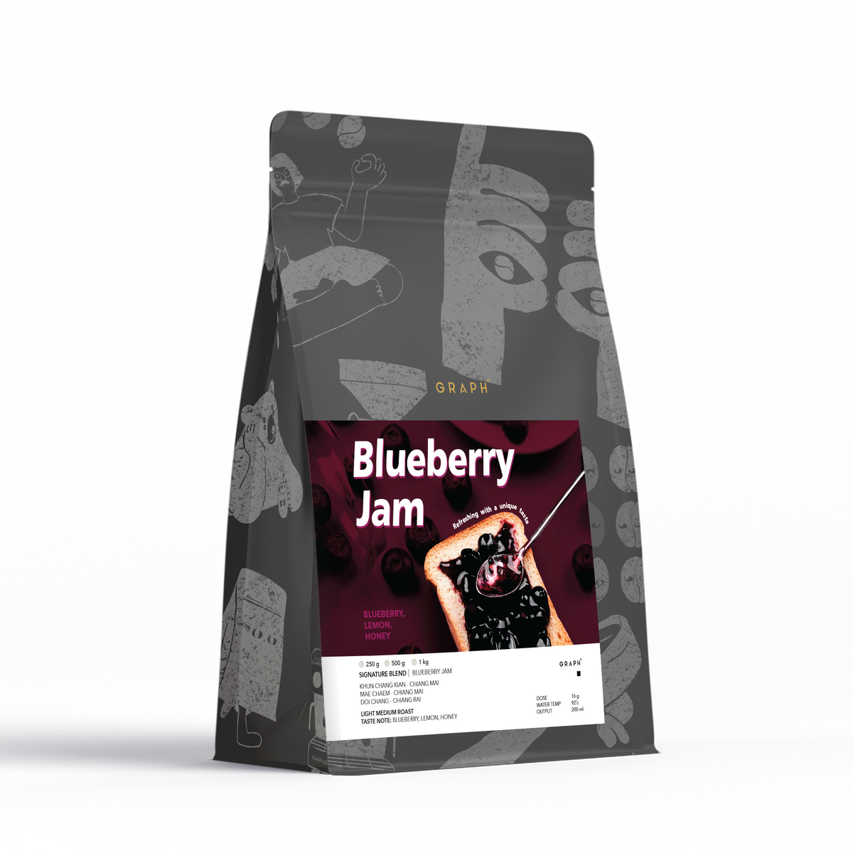 FRUITY FINE SET - BLUEBERRY JAM