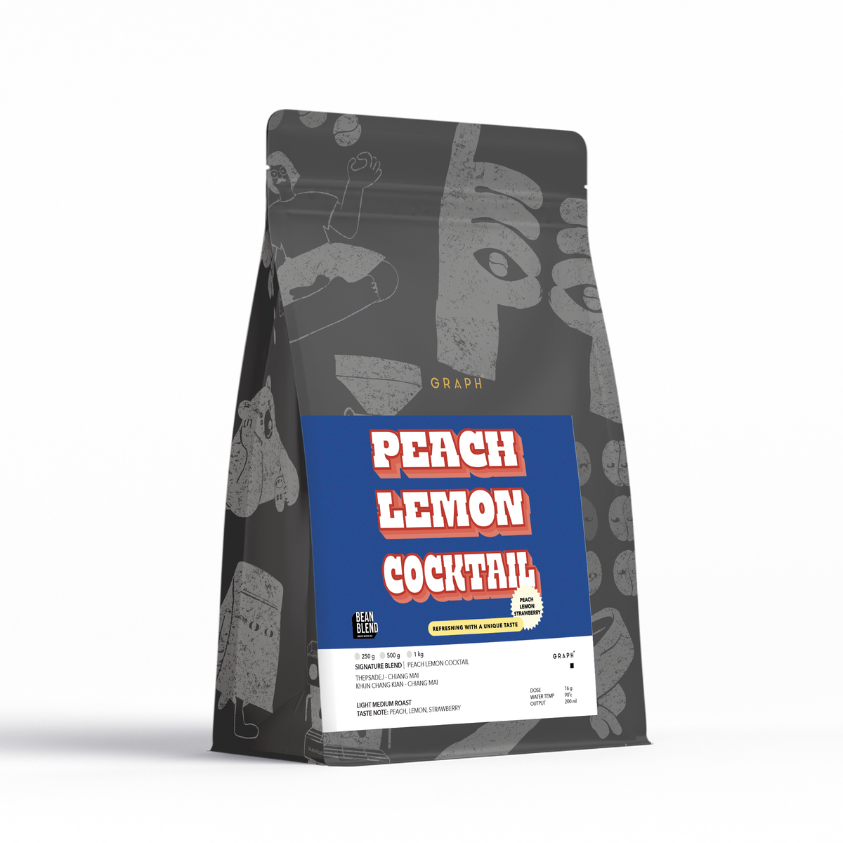 COCKTAIL PARTY SET - PEACH LEMON COCKTAIL