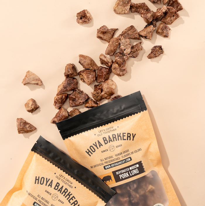 Hoya Barkery 天然豬肺零食｜犬貓小包裝 50g｜狗狗