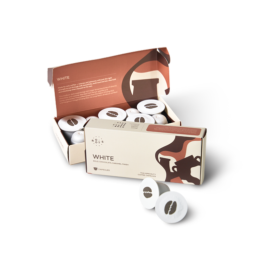 Roots White Coffee Capsules 官方包裝