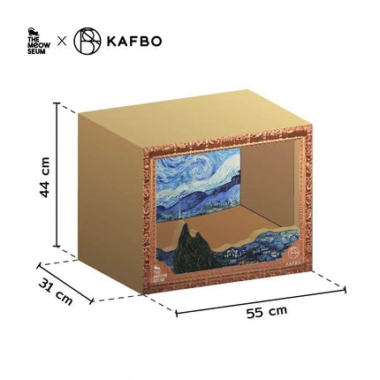 The Meowseum × KAFBO｜Starry Night 星夜藝術貓抓板 官方產品圖 1