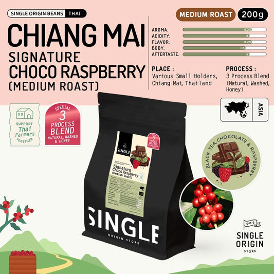 SOS Northern Thailand Specialty Coffee Beans｜Single Origin｜Chiang Mai・Chiang Rai・Ching Nan・Khun Tune｜250g/500g｜Whole Bean/Ground