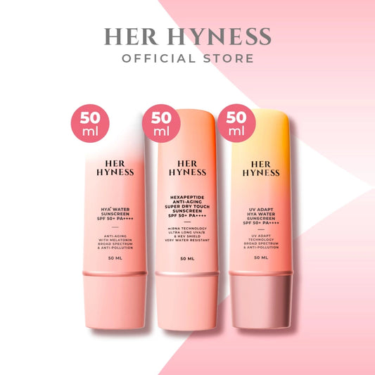 泰國最強HER HYNESS皇牌零感防曬霜 SPF50+ PA++++｜泰國頂級防曬推薦｜水感透薄
