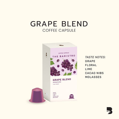 The Baristro Grape Blend Coffee Capsule