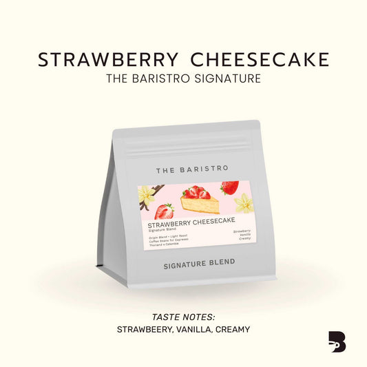 The Baristro Strawberry Cheesecake The Baristro Signature