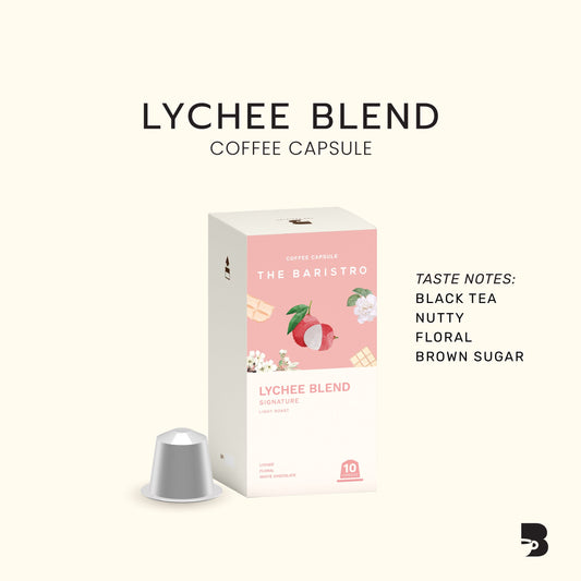 The Baristro Lychee Blend Coffee Capsule