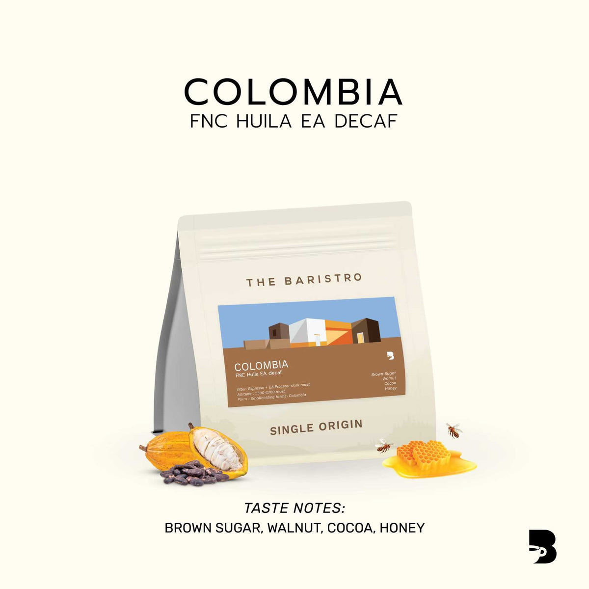 The Baristro Colombia FNC Huila EA Decaf