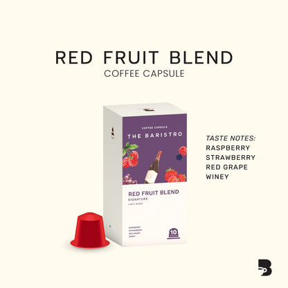 The Baristro Red Fruit Blend Coffee Capsule