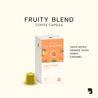 The Baristro Fruity Blend Coffee Capsule