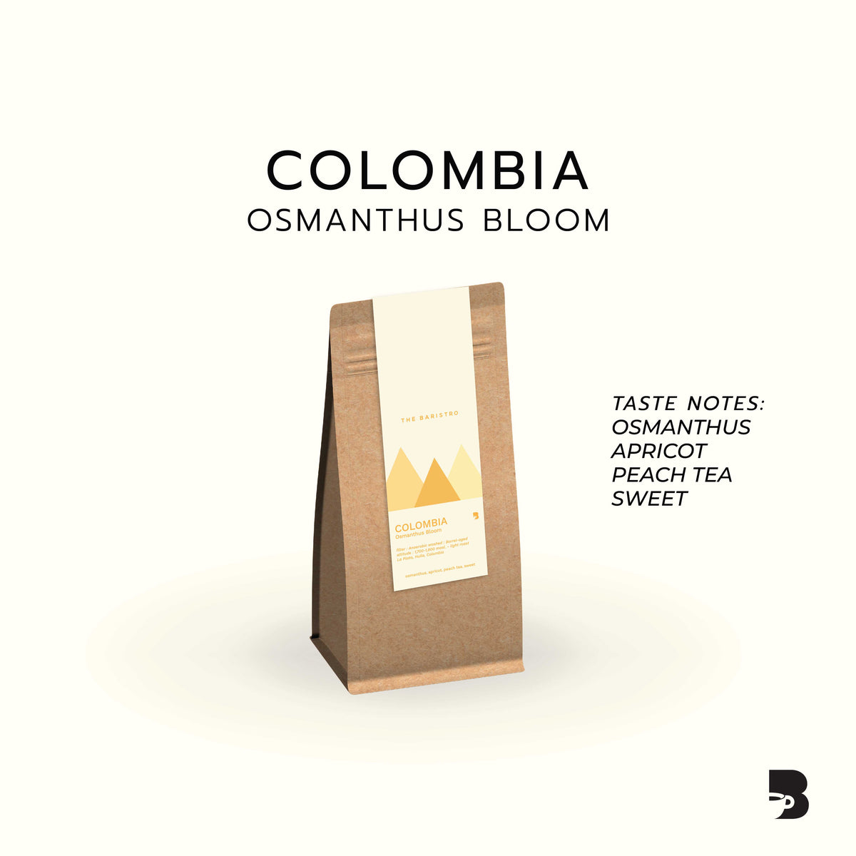 The Baristro Colombia Osmanthus Bloom