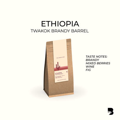 The Baristro Ethiopia Twakok Natural Brandy Barrel