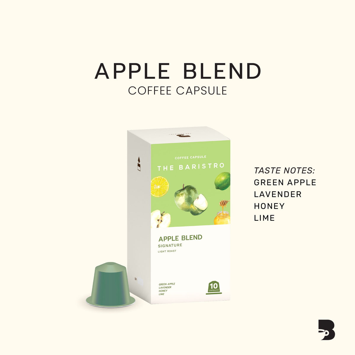 The Baristro Apple Blend Coffee Capsule