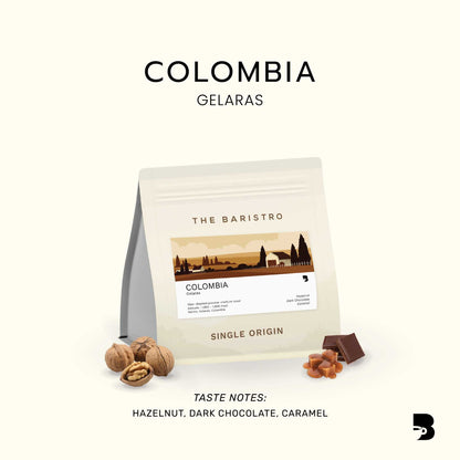 The Baristro เมล็ดกาแฟ คั่วกลาง - Colombia Gelaras