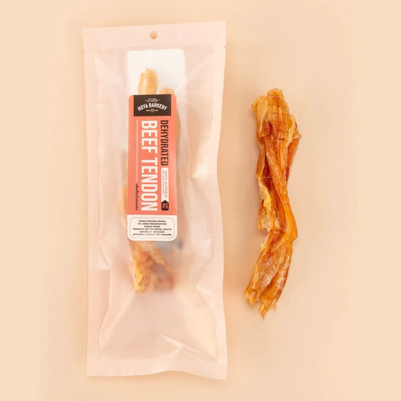 Hoya Barkery Natural Beef Tendon Bars 🐮 | Dog Teeth Cleaning and Grinding Chews | No Additives High Protein | Recommended Snacks